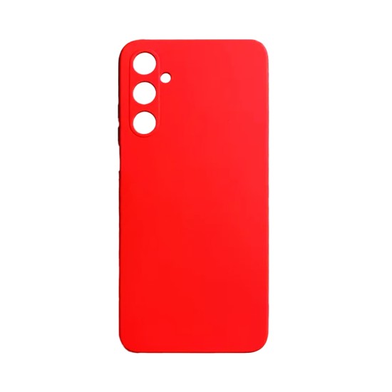 Capa de Silicone com Moldura de Câmera para Samsung Galaxy A05s Vermelho